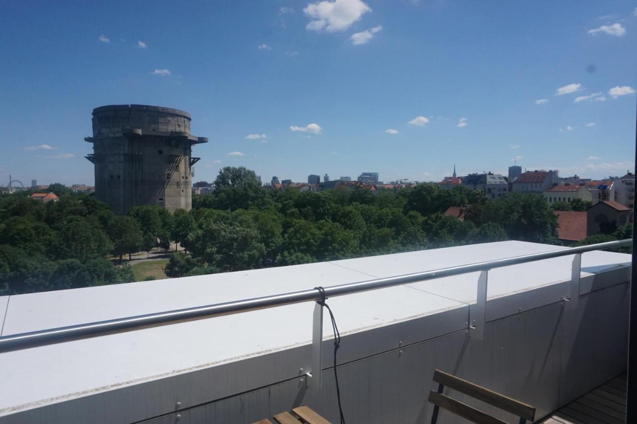 Augartenblick Penthaus 14 - Blick Zum Riesenrad 비엔나 외부 사진